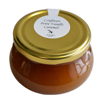 Jams: Pear- vanilla- caramel  jar of 310g